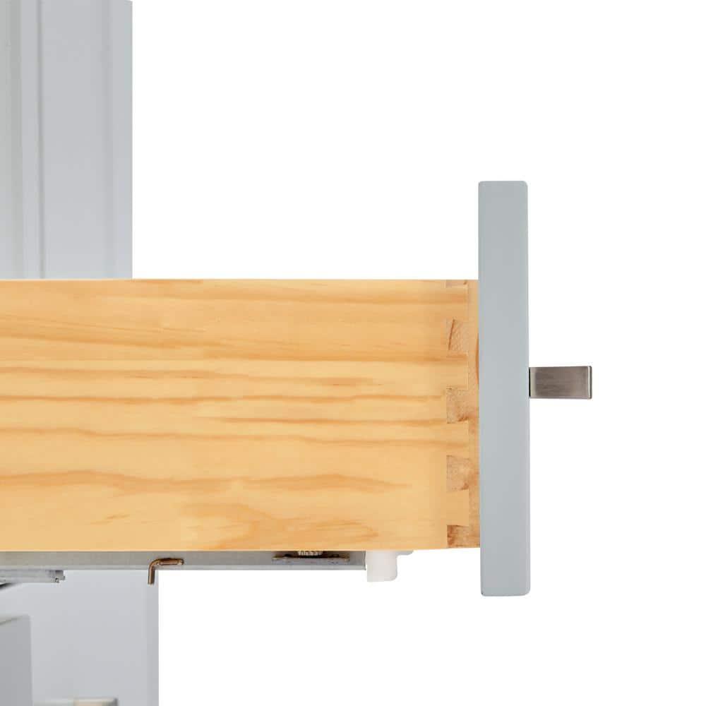 Ariel A061d-Bc Cambridge 60" Double Free Standing Vanity Cabinet Only - Grey