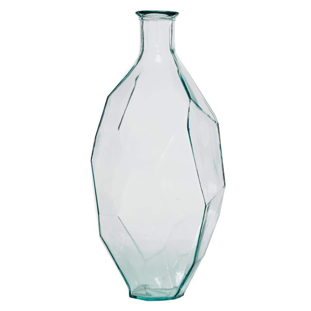 DecMode 23" Spanish Recycled Glass Vase