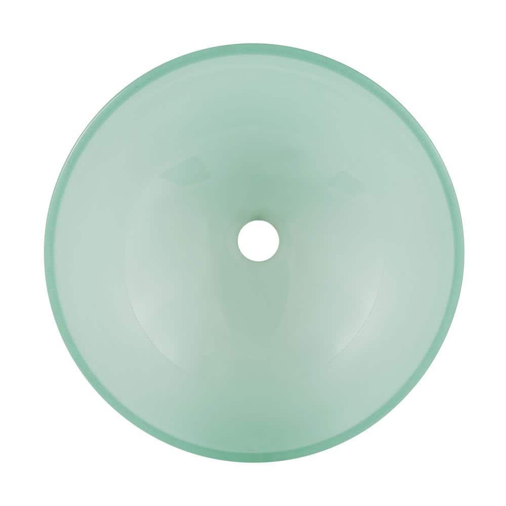 Cascade 16.5 Glass Vessel Sink with Faucet