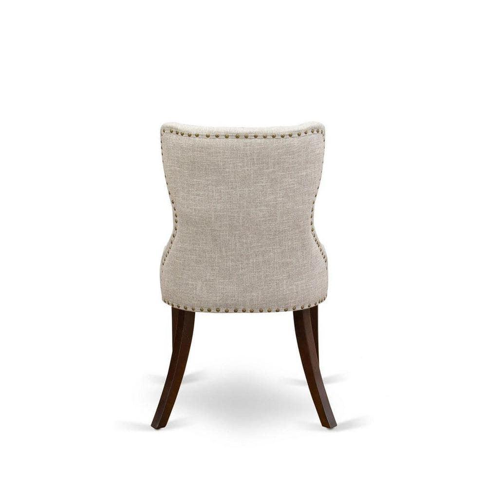 Oxford Dining Room Table Set - Mahogany & Doeskin, Set of 2