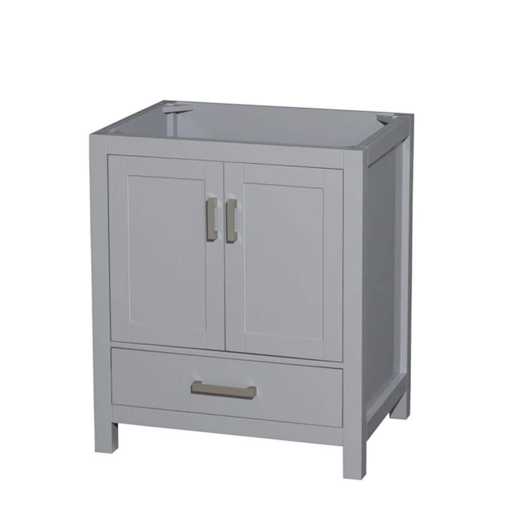 Wyndham Collection Sheffield 29" Freestanding Single Vanity Base Only