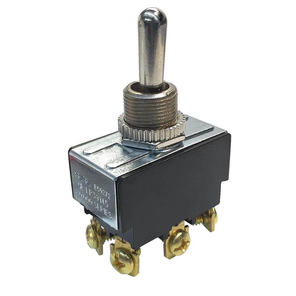 GSW-16 DPDT 20A 125VAC O/F/O Toggle Switch
