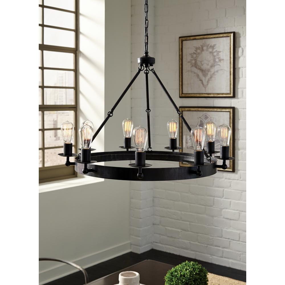 Rosswood Metal Chandelier (25"-31")
