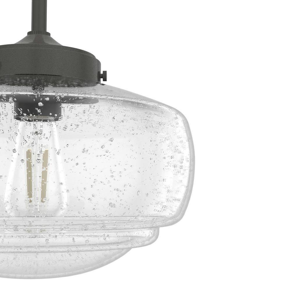 Hunter Fan Saddle Creek 1 - Light Single Schoolhouse Pendant with Glass