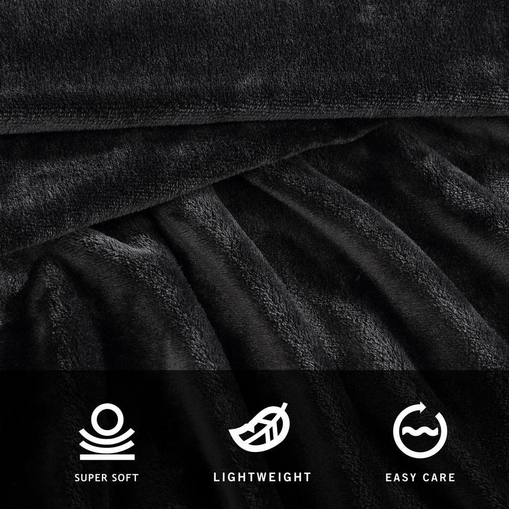 Kenneth Cole Kenneth Cole Reaction Solid Ultra Soft Plush Fleece Blanket