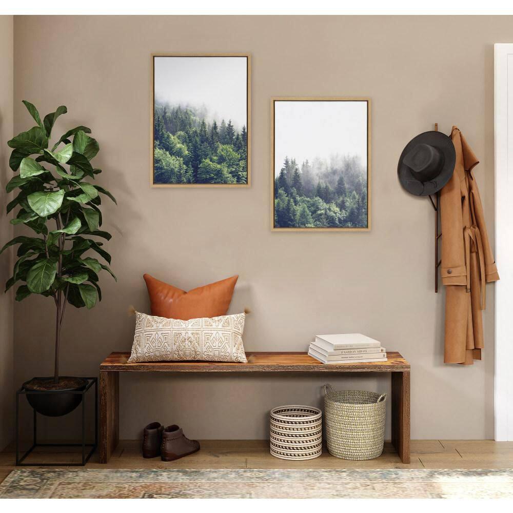 (Set of 2) 18" x 24" Sylvie Foggy Day Framed Canvas Set by Creative Bunch Natural - Kate & Laurel All Things Decor