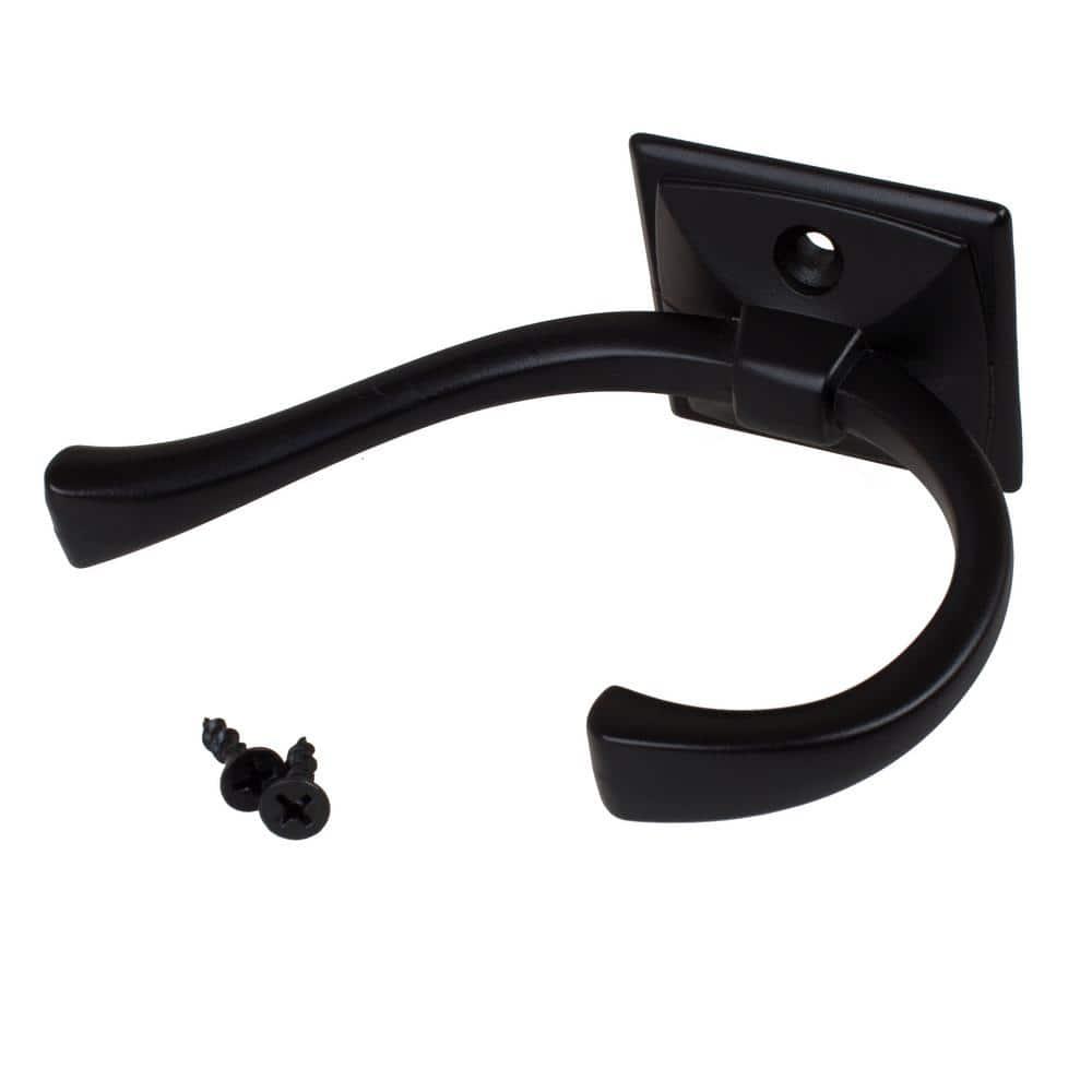Flared Decorative Double-Prong Wall Hook
