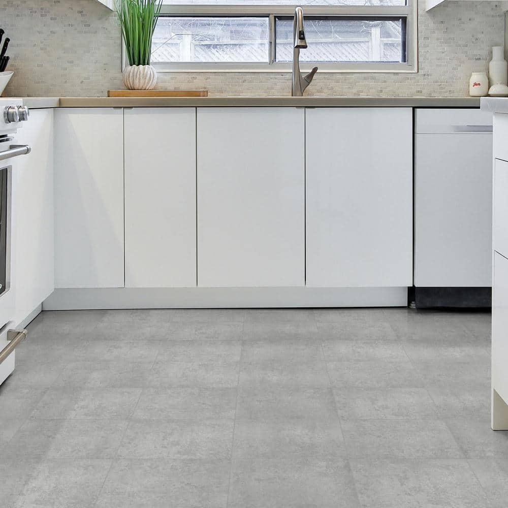 Sunwings 9'' x 9'' x 4mm SPC Peel & Stick Floor Tile Luxury Vinyl Flooring