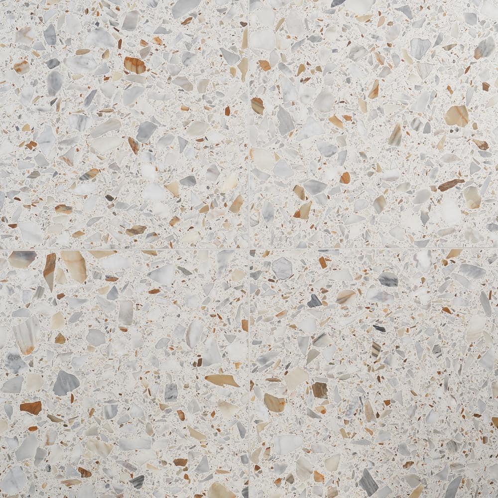 Brezza Terrazzo 23.62 in. x 23.62 in. Honed Terrazzo Floor and Wall Tile (3.87 Sq. Ft. / Each)