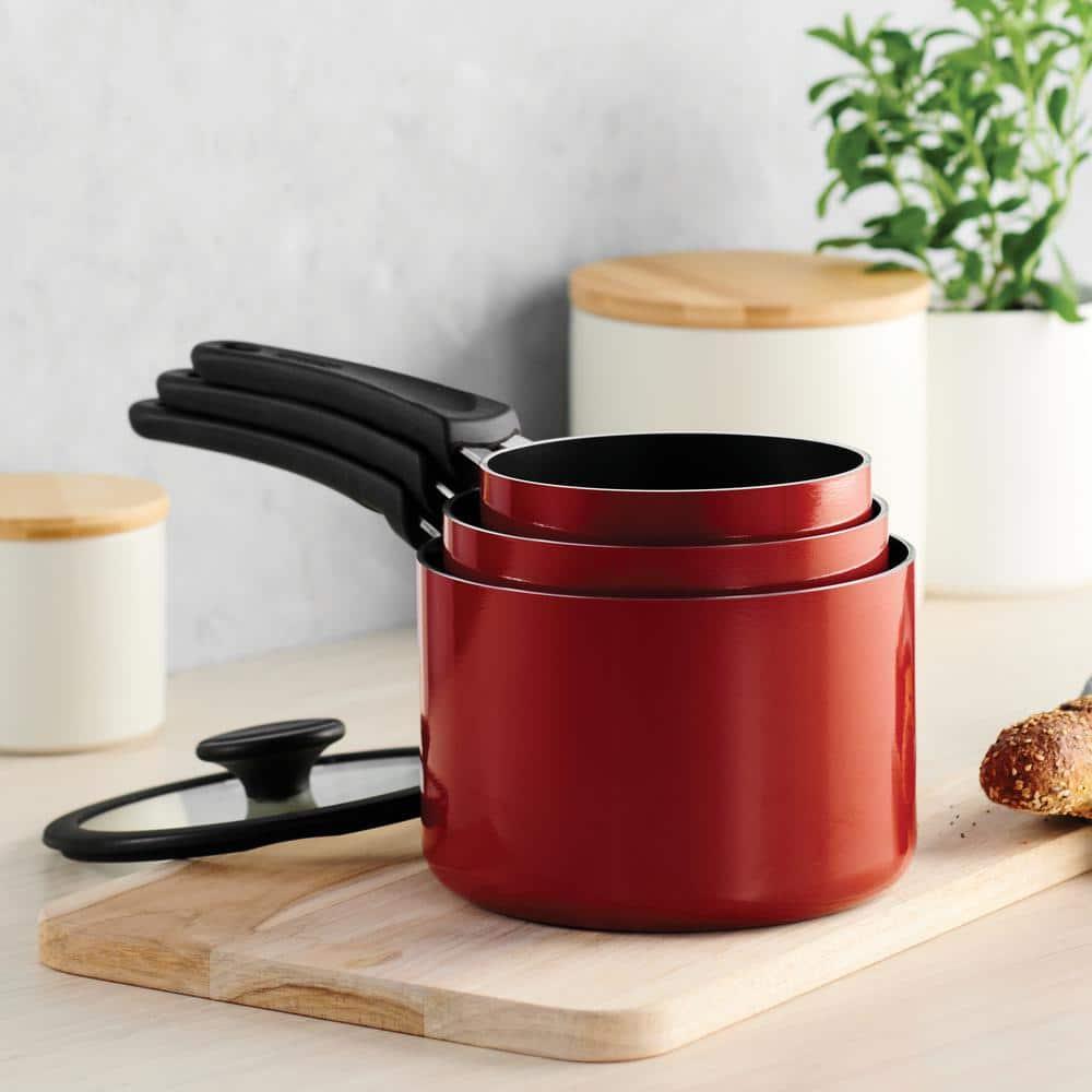 Tramontina Tramontina Aluminum Non Stick Sauce Pan 6 Pc Nesting Set