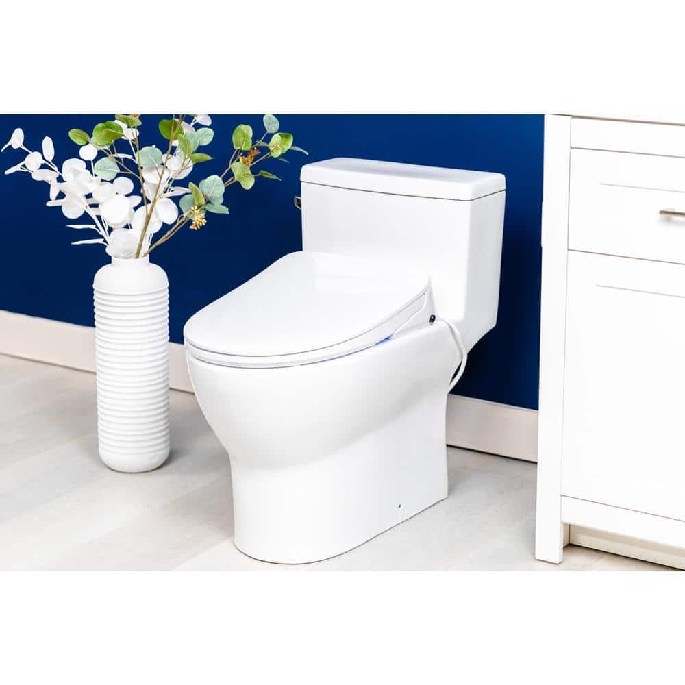 iX Pure Electric Bidet Seat for Round Toilets in White