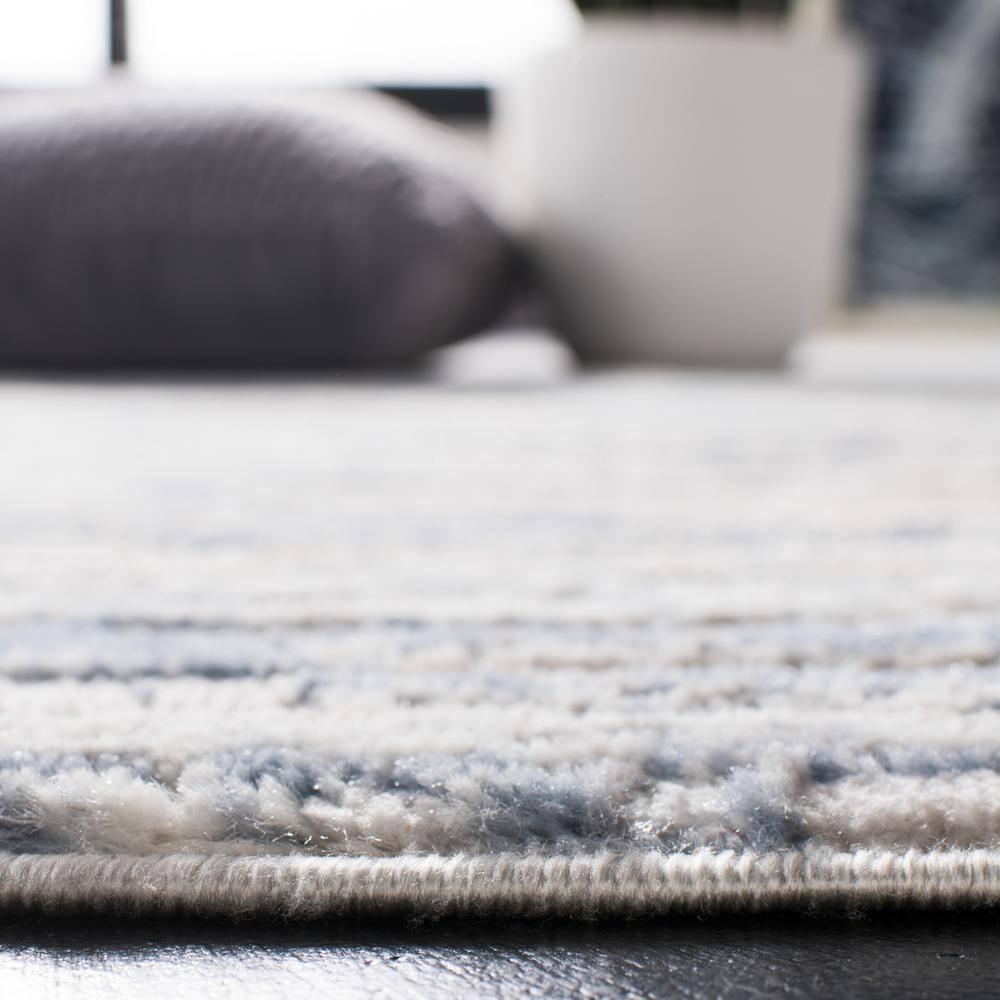 Amelia ALA768 Power Loomed Area Rug - Ivory/Blue - 4'x6' - Safavieh.