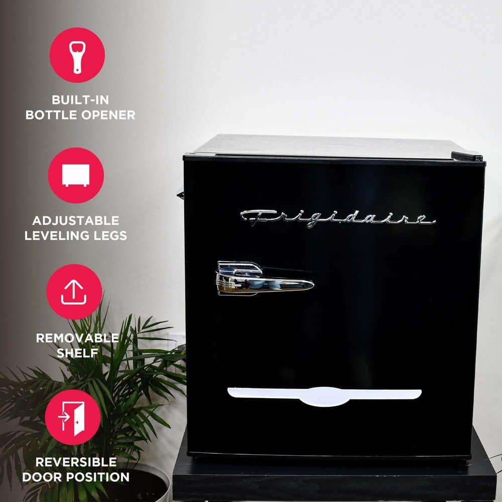 Frigidaire, 6 Can/4L Mini Personal Retro Fridge Cooler, EFMIS229, Black