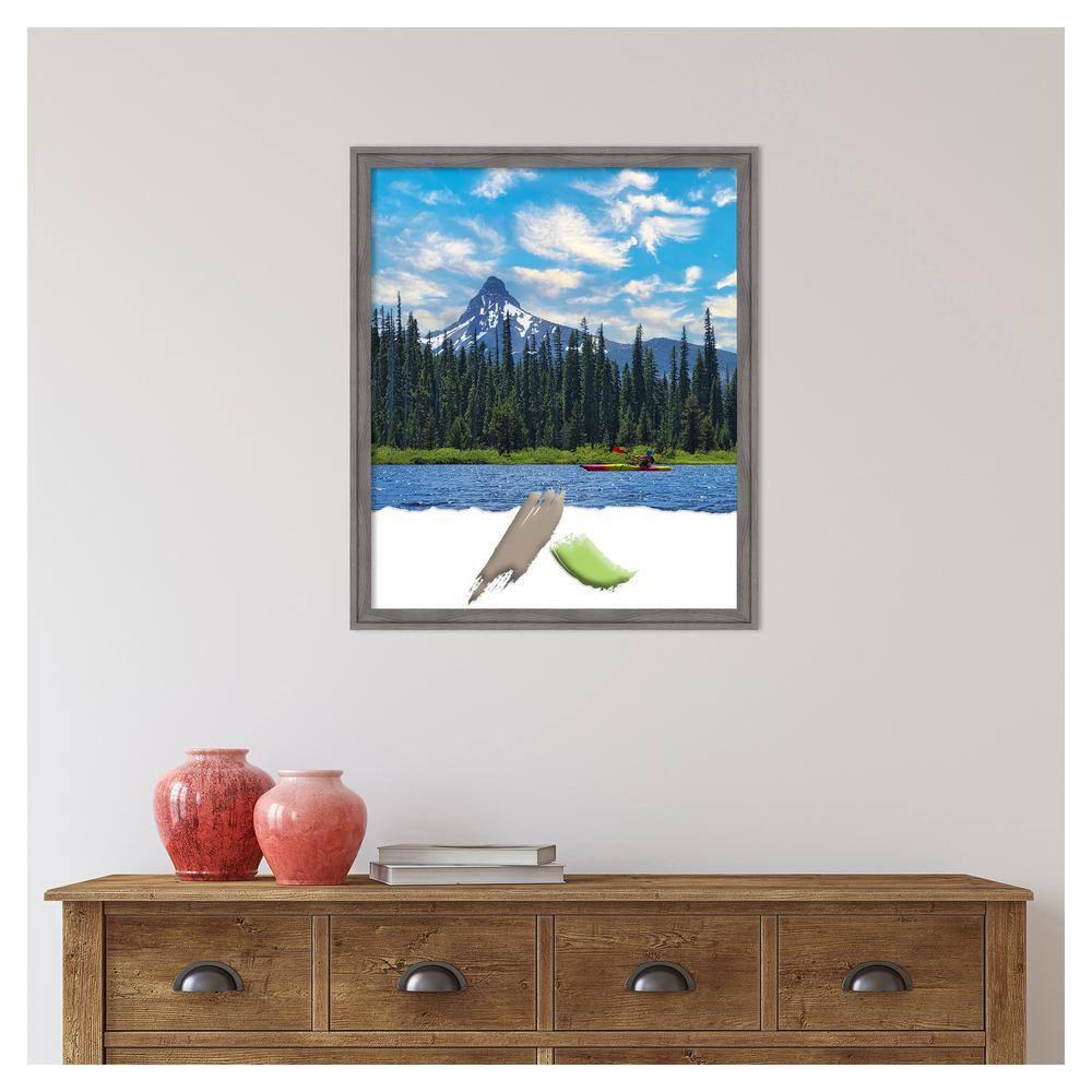 Amanti Art Florence Grey Picture Frame Opening Size 20x24 in.