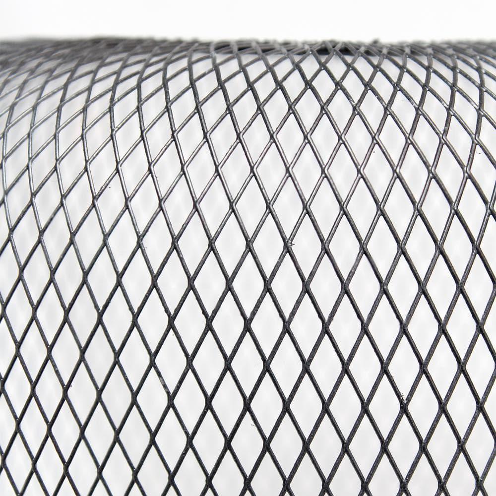 Metal Mesh Industrial Table Lamp Black - Simple Designs: ETL Listed, No Assembly Required