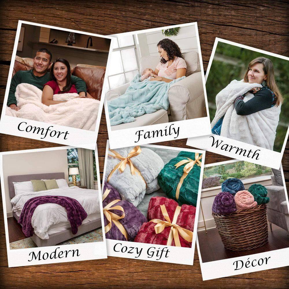Chanasya Faux Fur Throw