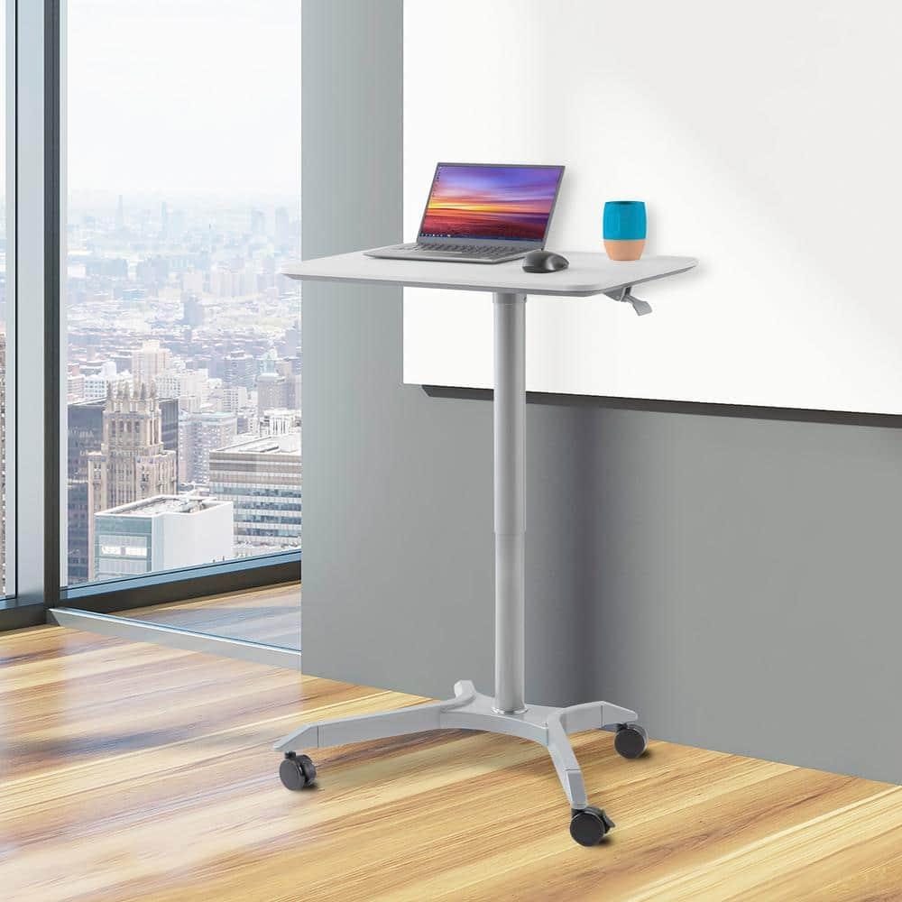 airLIFT 28" W Adjustable Height Rolling Laptop Desk Stand