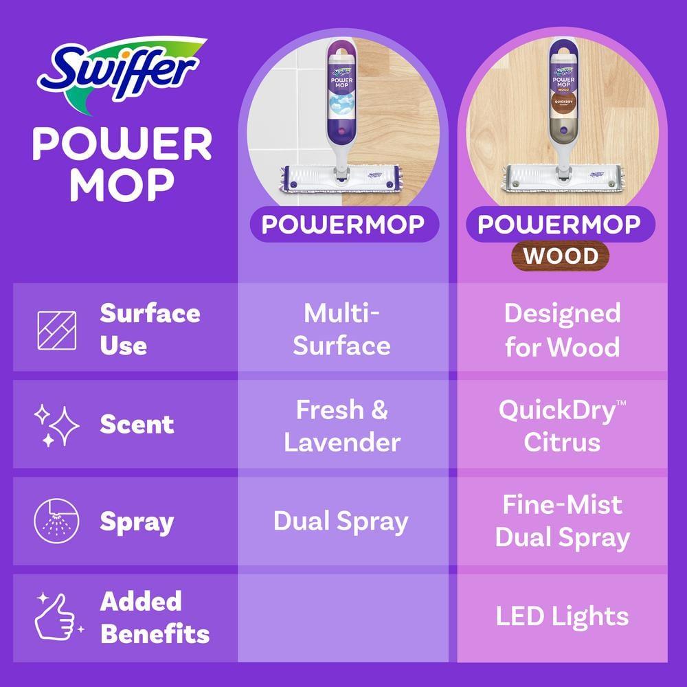 Swiffer Power Mop Multi-Surface Mop Kit for Floor Cleaning
