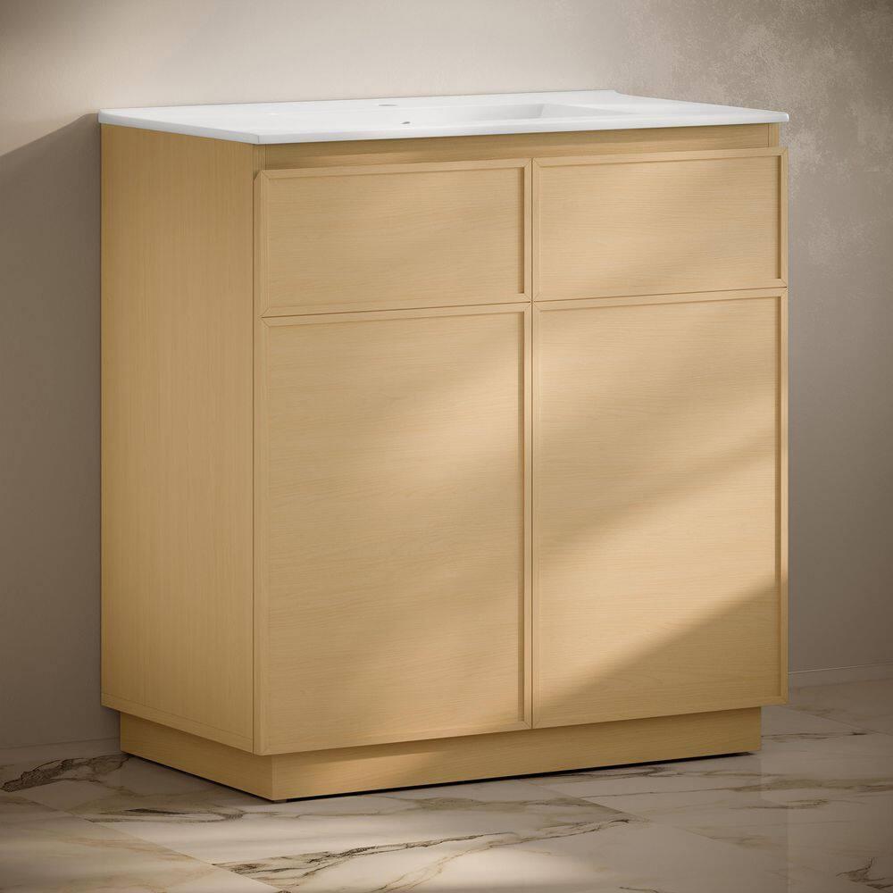 Swiss Madison St. Tropez 36" Freestanding Bathroom Vanity With Sink Top