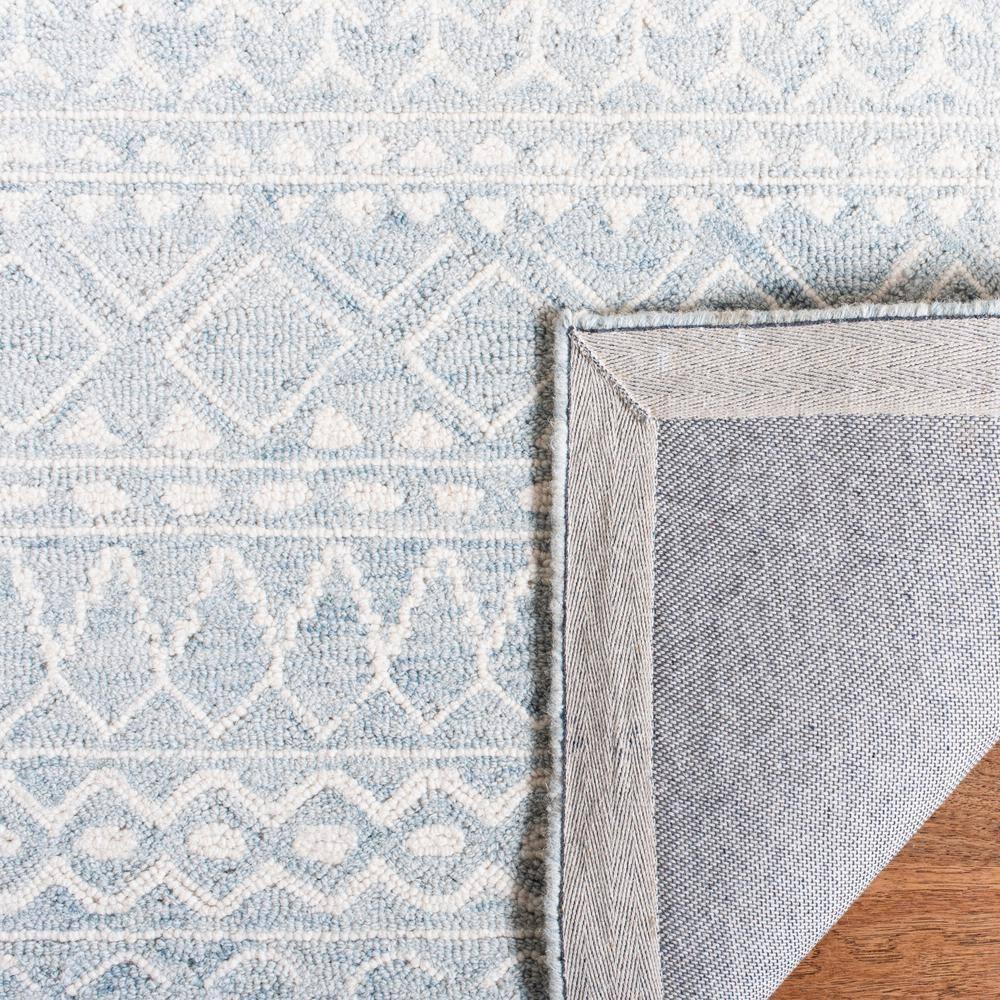Micro-Loop MLP502 Hand Tufted Indoor Area Rug - Aqua/Ivory - 9'x12' - Safavieh