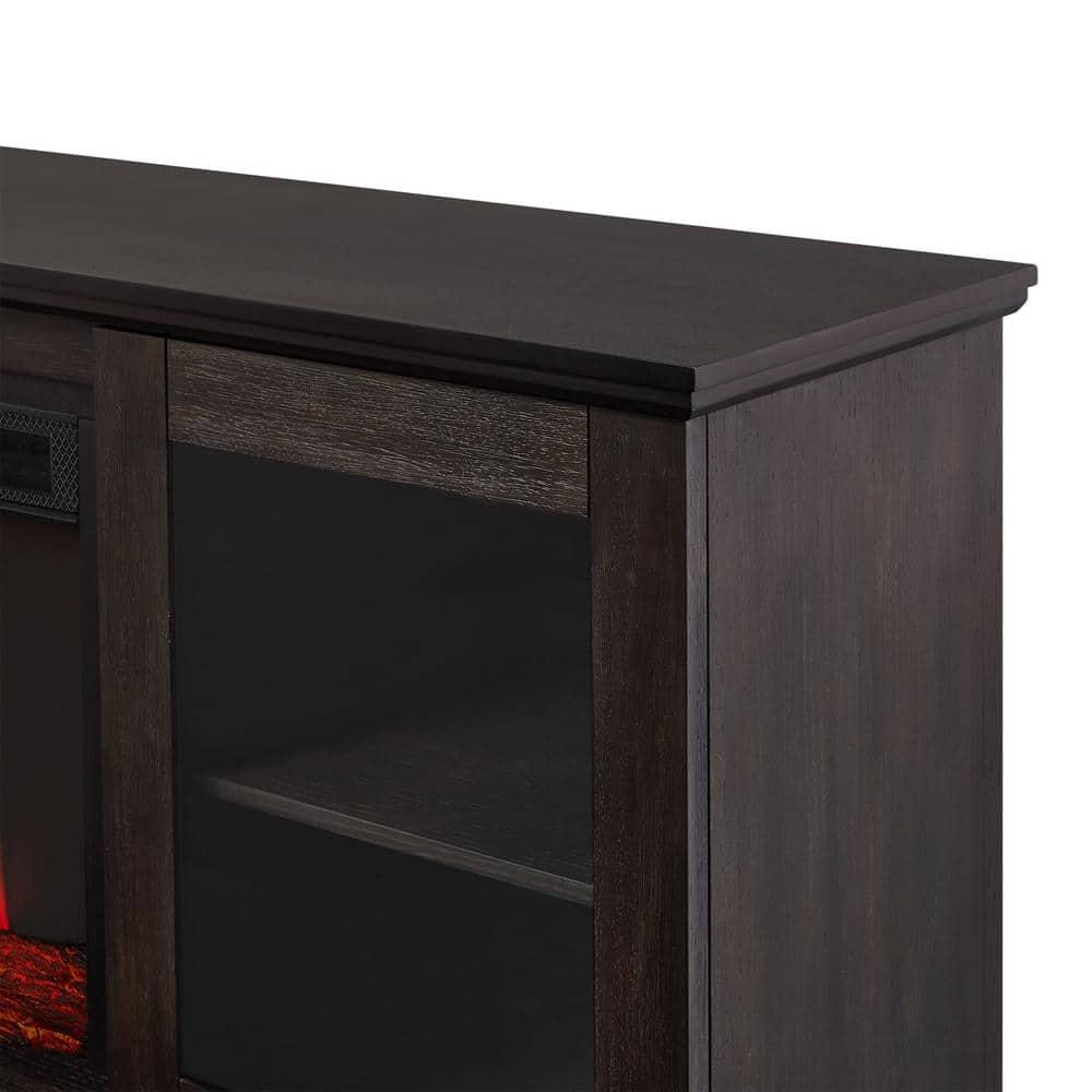 Real Flame Benjamin 81" Landscape TV Stand with Electric Fireplace by Real Flame