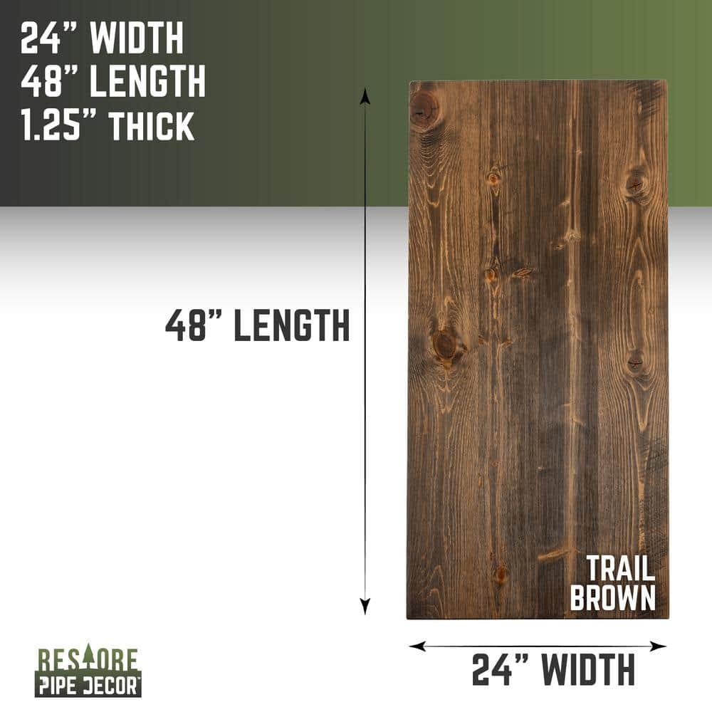 24 In. X 48 In. X 1.25 In. RESTORE Office Desk Wood Top