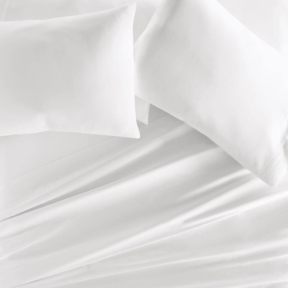 Sateen Long-Staple Cotton Deep Pocket Sheet Set