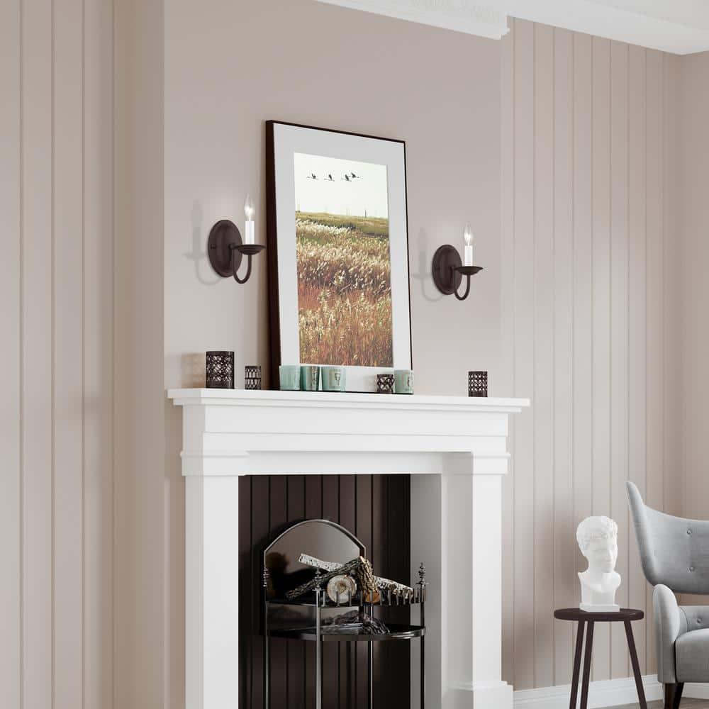 Livex Lighting Home Basics 1 - Light Wall Light in  Bronze