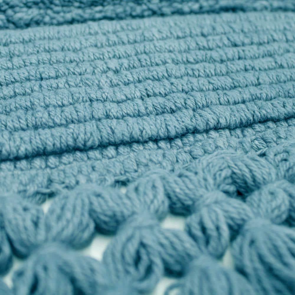 French Connection French Connection Safira Fringe Cotton 2 Piece Bath Rug Set