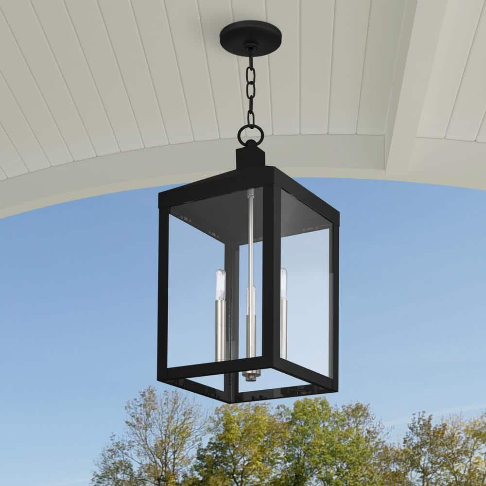 Livex Lighting Nyack 3 - Light Pendant in  Black