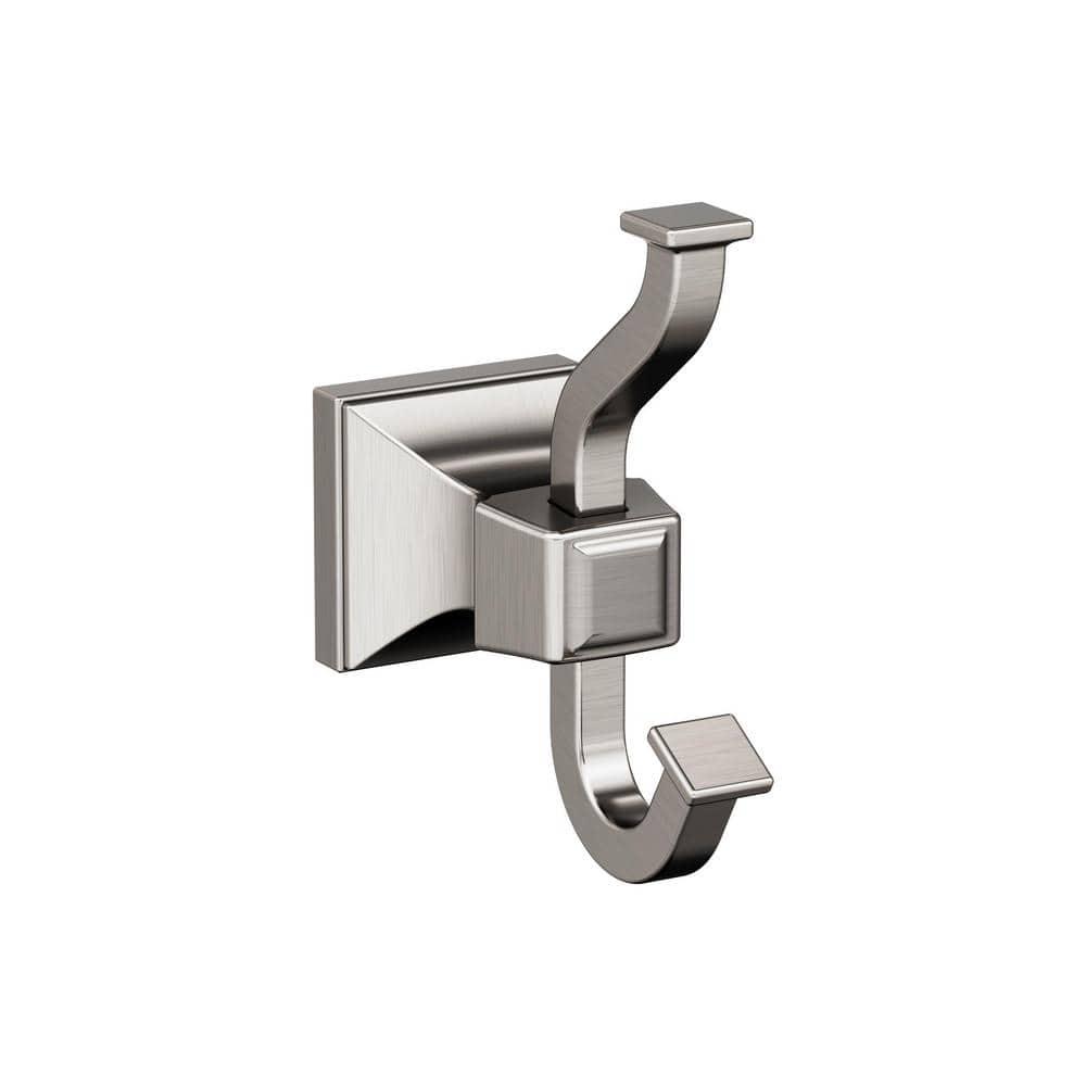 Amerock Mulholland Brushed Nickel Single Prong Robe Hook