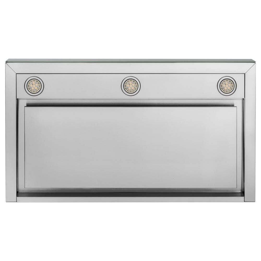 36" GE Profile Smart Appliances 610 CFM Convertible Wall Mount Range Hood with Night Light Wi-Fi Remote Control Included