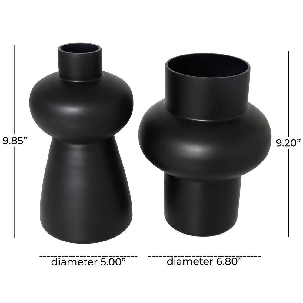 Mable 2-Piece Set Glass Table Vase