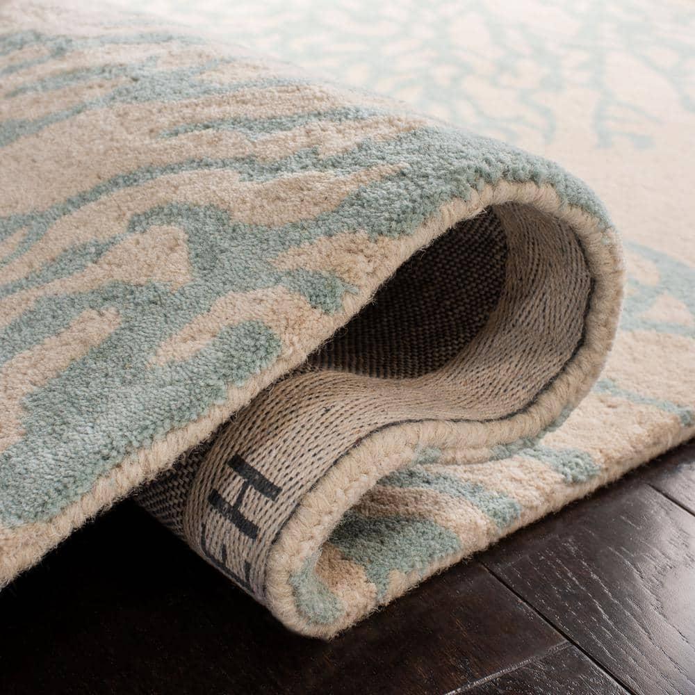 Wimborne Hand Tufted Wool Floral Rug