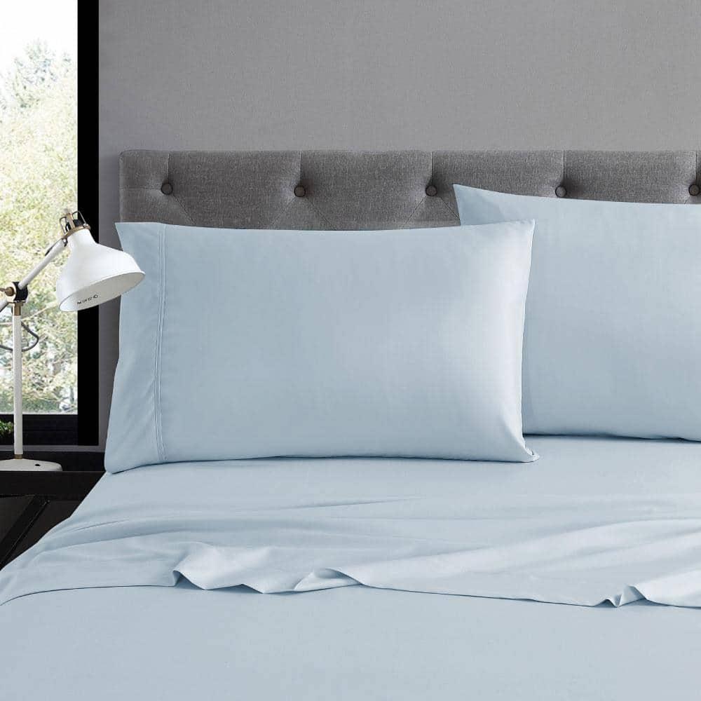 Swift Home | Basics 2-Piece Microfiber Pillowcase Set Blue Fog Standard