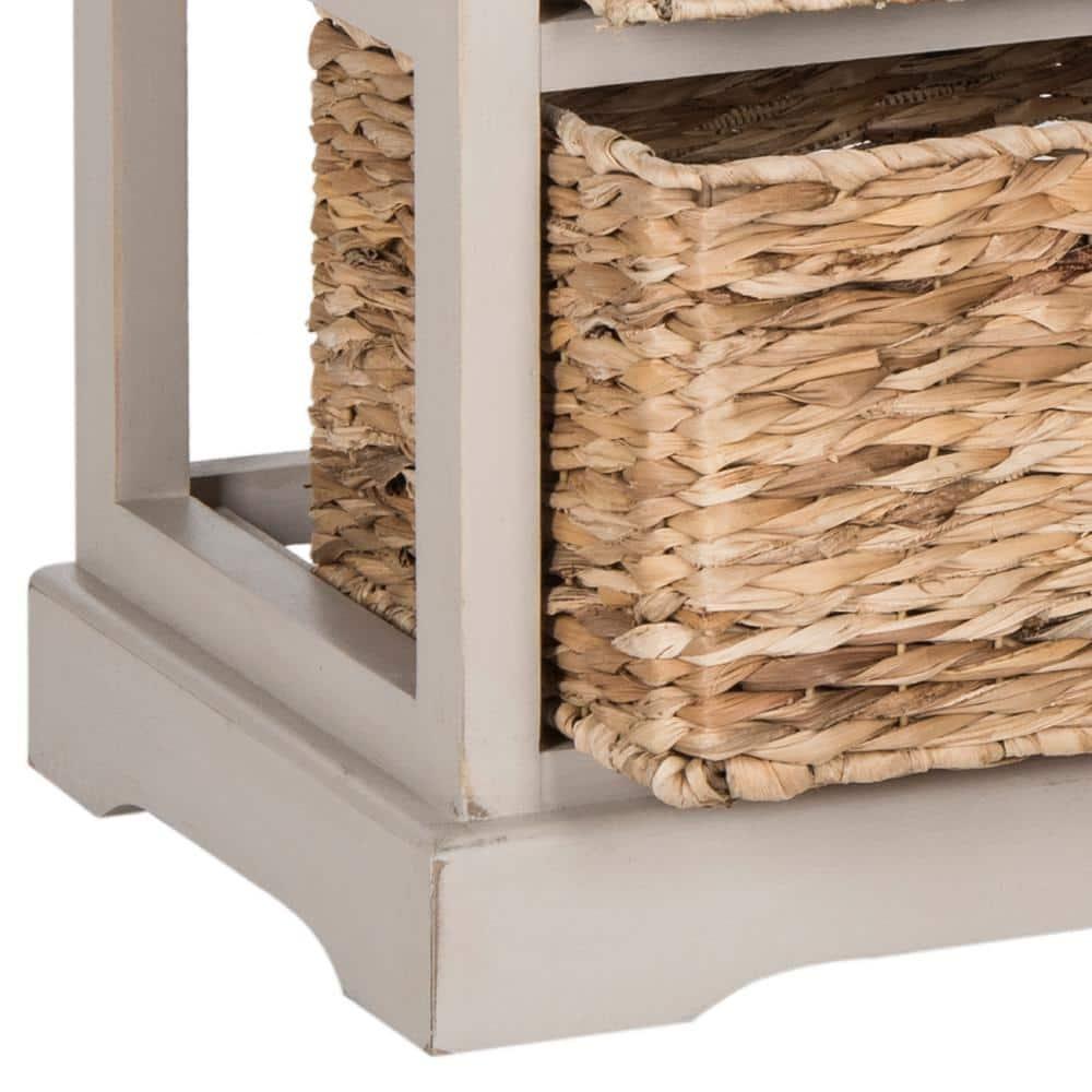 Keenan 6 Basket Storage Chest - AMH5740 - Vintage Grey - Safavieh Couture
