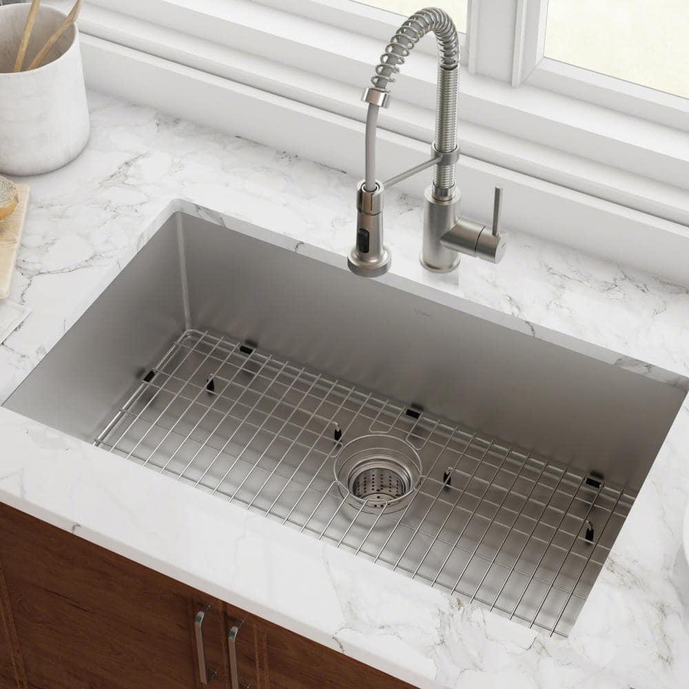 KRAUS Standard PRO™ Gauge Undermount Kitchen Sink with WasteGuard™ Garbage Disposal
