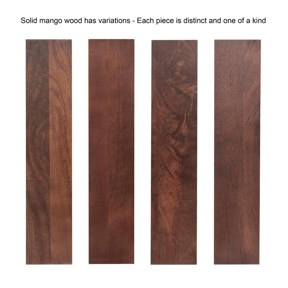 Kate and Laurel Prema Framed Wall Mirror, 20x30, Walnut Brown