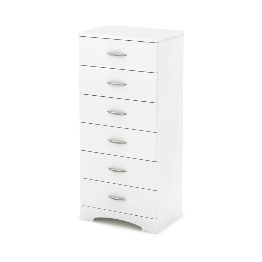 South Shore Step One, Contemporary Chest,  White
