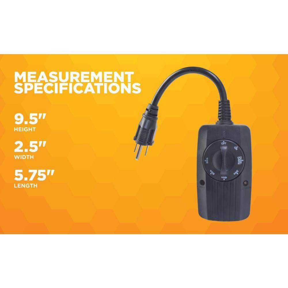 Woods 2001WD Outdoor 24 Hour Dusk until Dawn Outlet w/Photocell Light Sensor