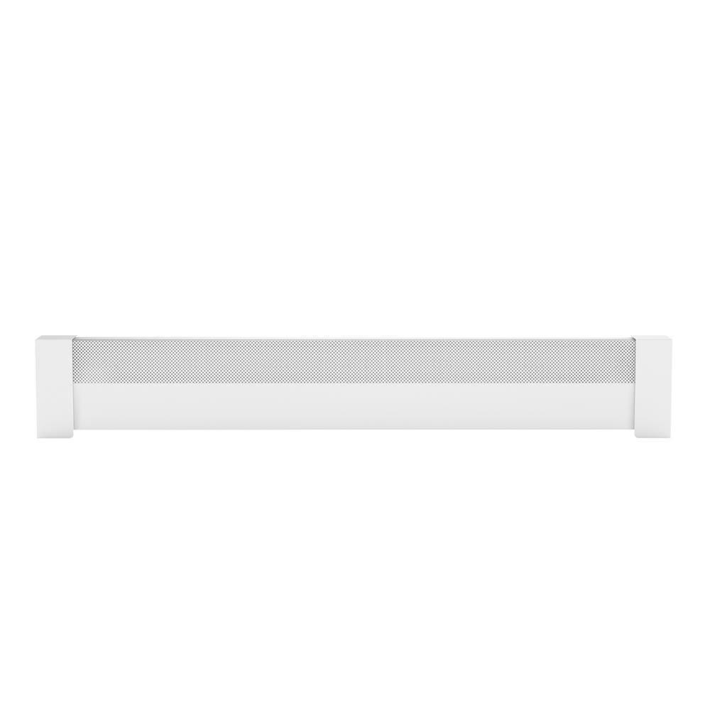 Baseboarders Baseboarders Basic Steel Easy Slip-On Baseboard Heater Cover Coupler - White