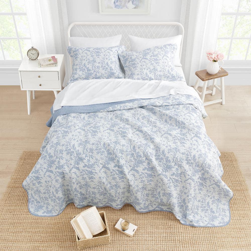 Laura Ashley Amberley Reversible Cotton Quilt Set