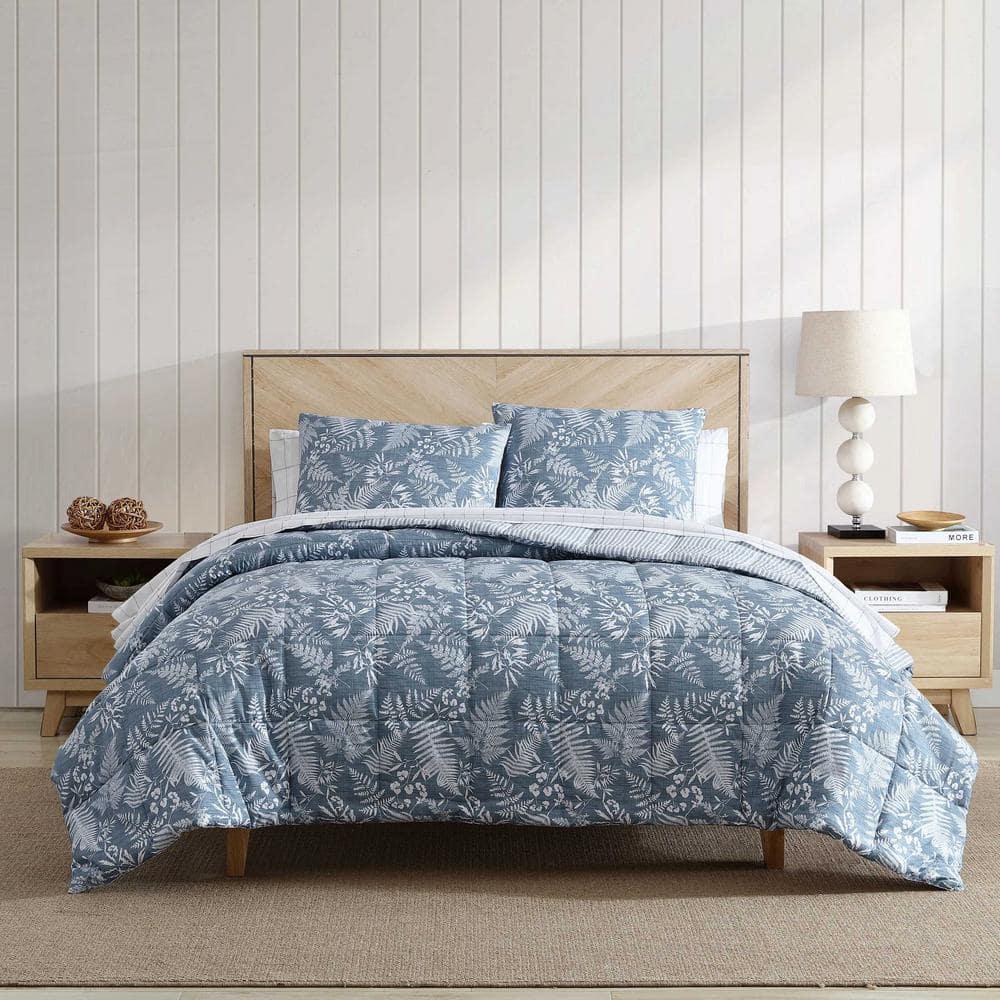 Eddie Bauer Eddie Bauer Fern Garden Blue Reversible Comforter Set