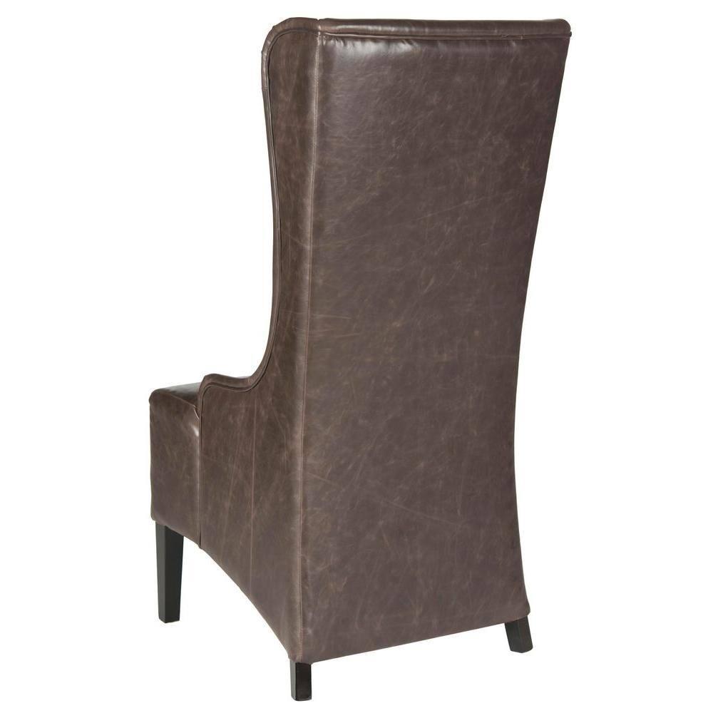 Bacall 20" H Dining Chair - MCR4501 - Antique Brown - Safavieh Couture