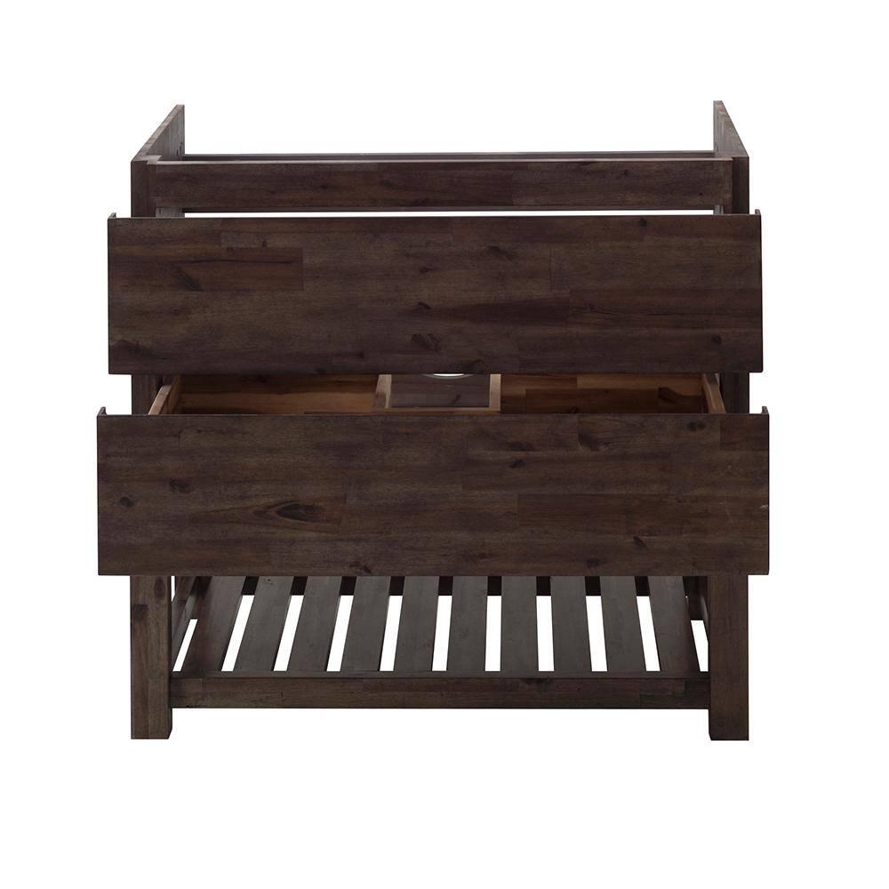 Fresca Formosa 35" Free-Standing Open Bottom Single Bathroom Vanity Base Only
