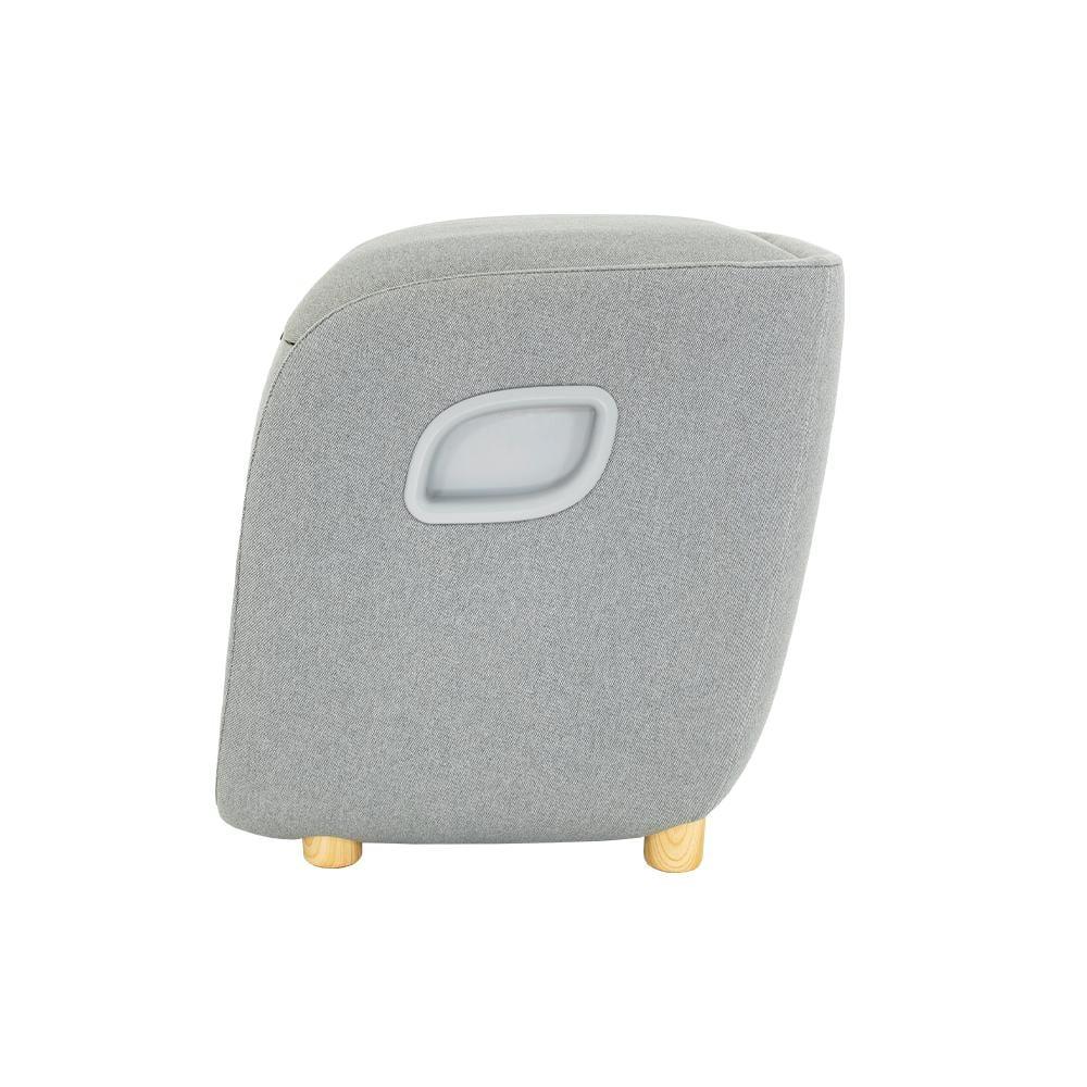 Synca Wellness Upholstered Heated Massage Chair with Ottoman