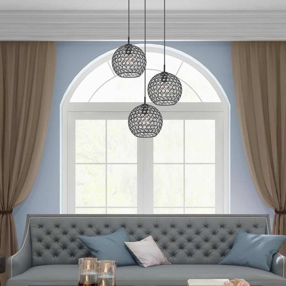 Livex Lighting Cassandra 1 - Light Pendant in  Black