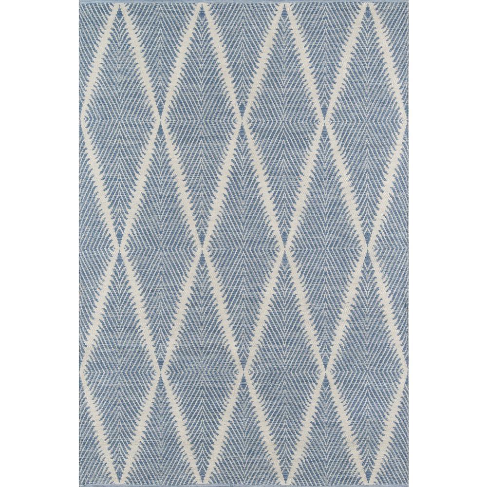 River Geometric Handmade Flatweave Area Rug