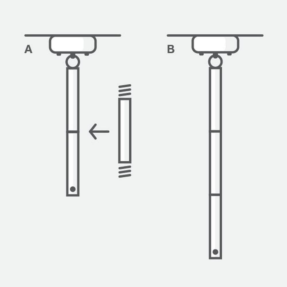 Lucius Linear Chandelier - Brass / 40"L