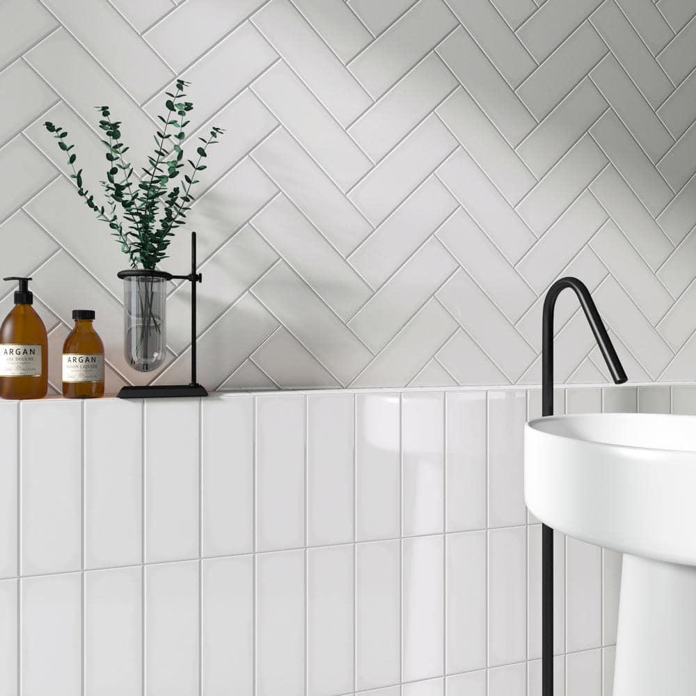 Bond Tile Remington 3.93 in. x 11.81 in. Polished Porcelain Subway Wall Tile (13.55 Sq. Ft. / Case) & Reviews | AllModern